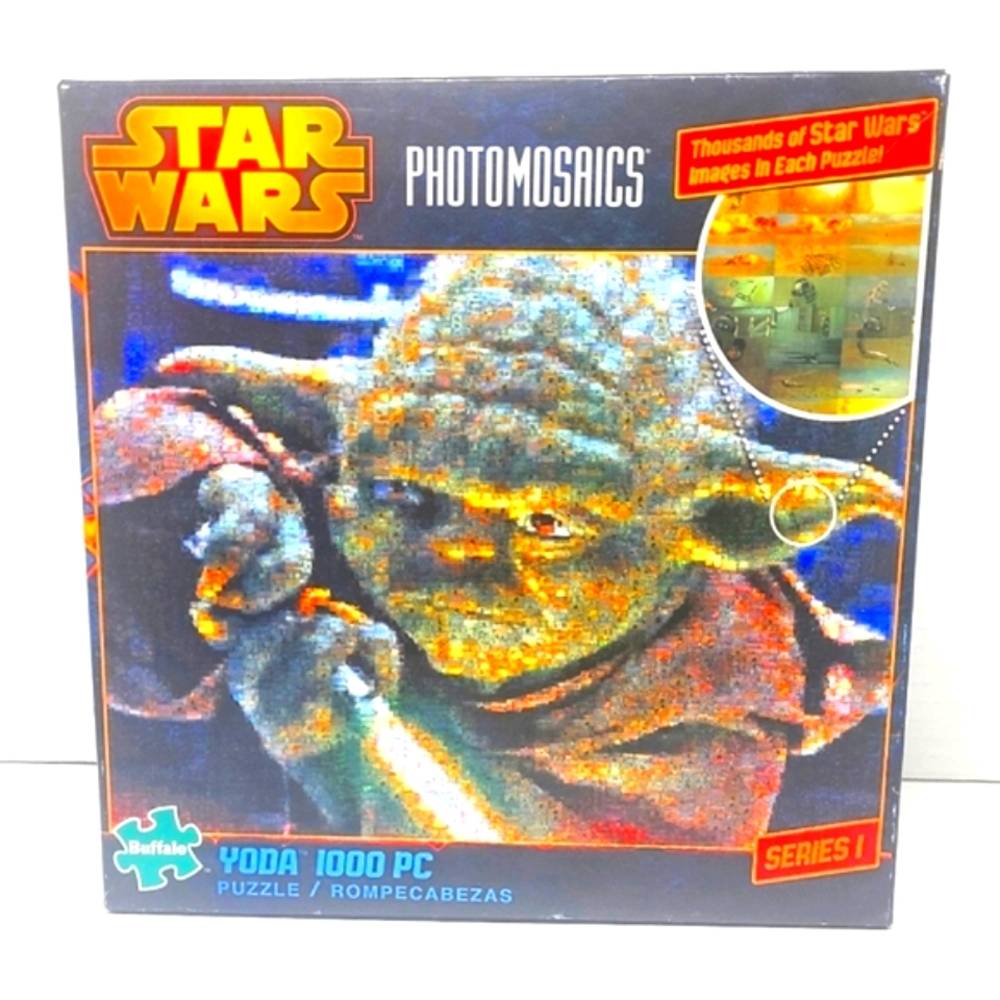 Buffalo Star Wars Series 1 Yoda Photomosaic 1000pc Puzzle #10603